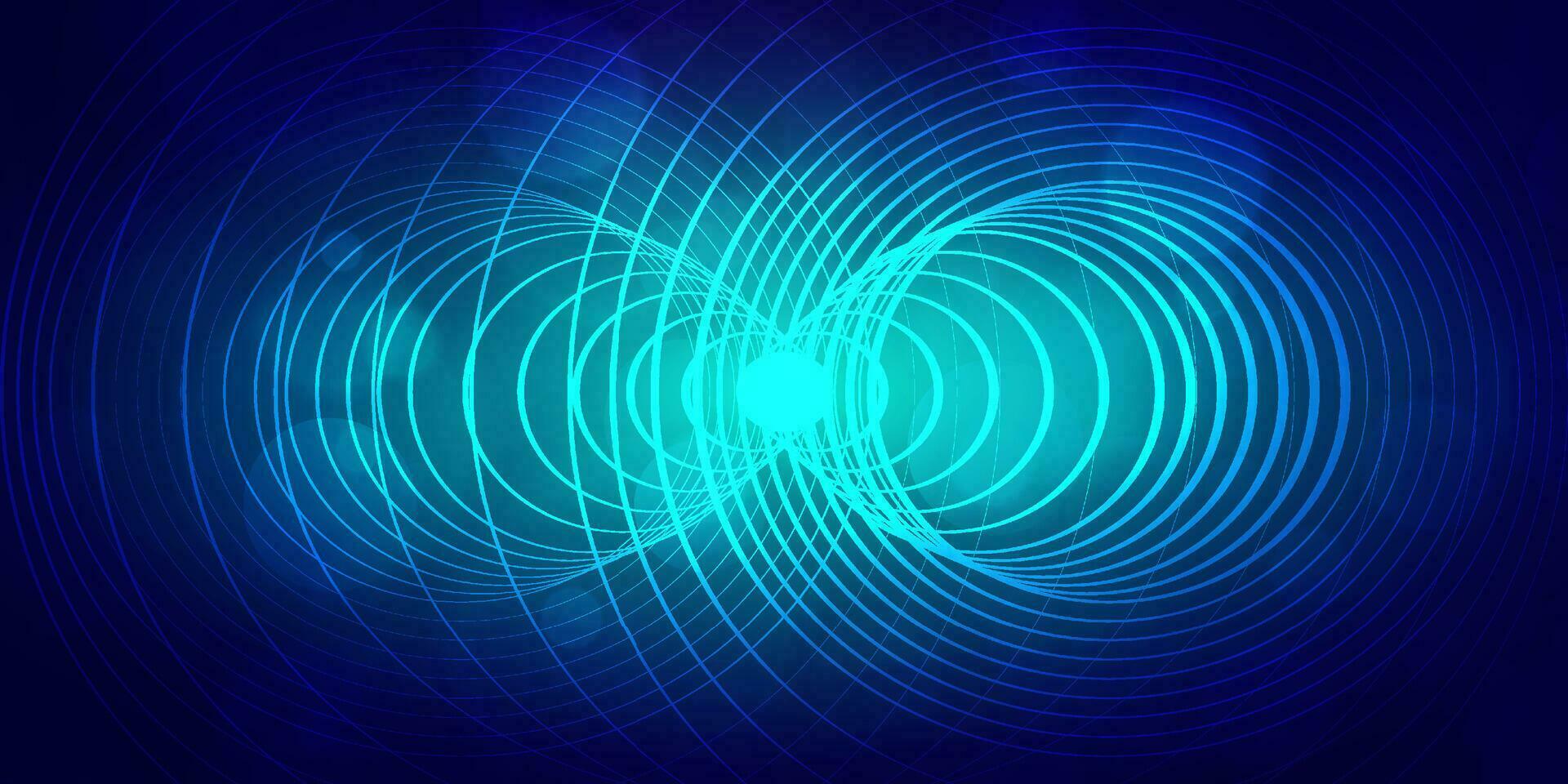 Digital technology futuristic blue green background, internet network connection, abstract cyber information communication, science innovation future tech, Ai big data line dot, illustration vector 3d