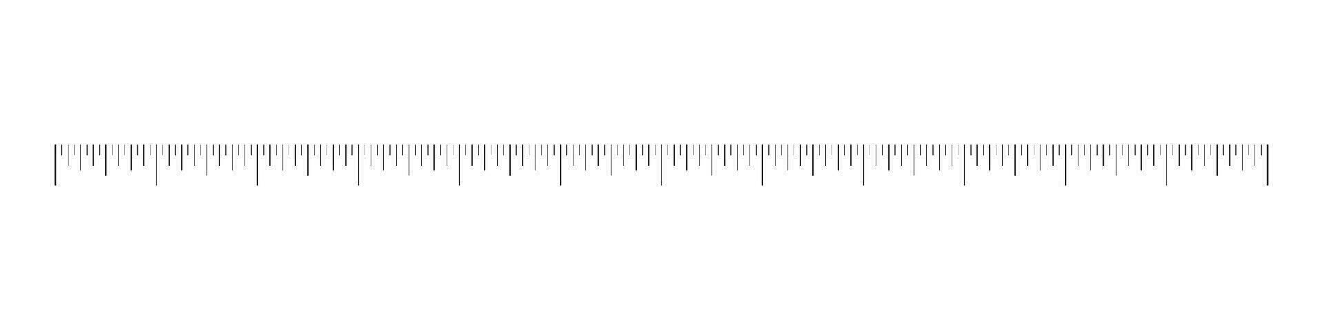 Measuring chart with 12 inches. Simple ruler scale. Sewing tool. Length measurement math, distance, height. Vector graphic illustration. Eps.