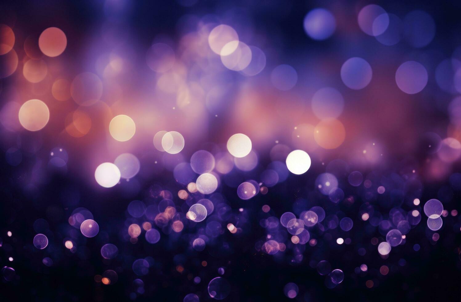 AI generated purple and pink light abstract bokeh background, photo