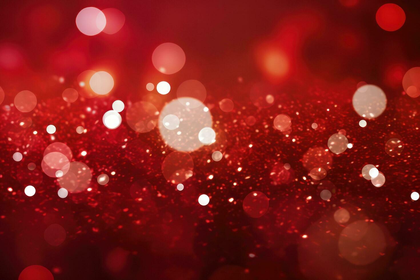 AI generated a red background showing many colorful circles, photo