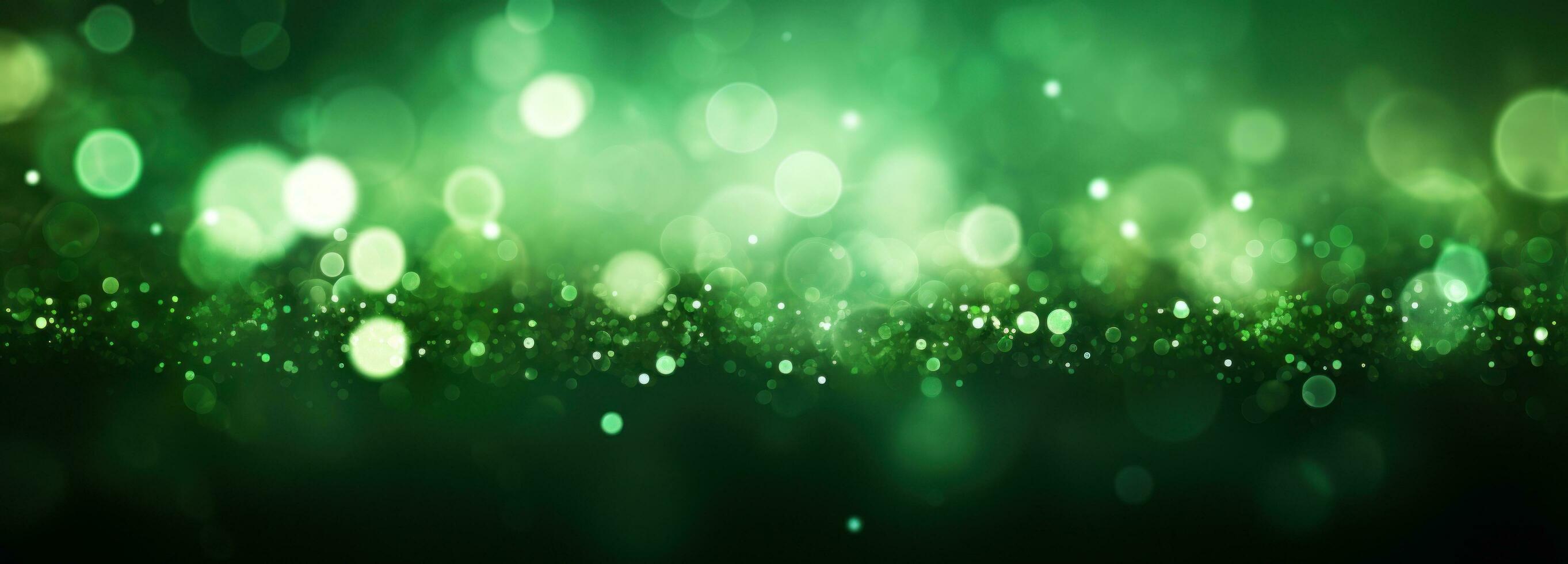 AI generated green bokeh background stock footage, photo