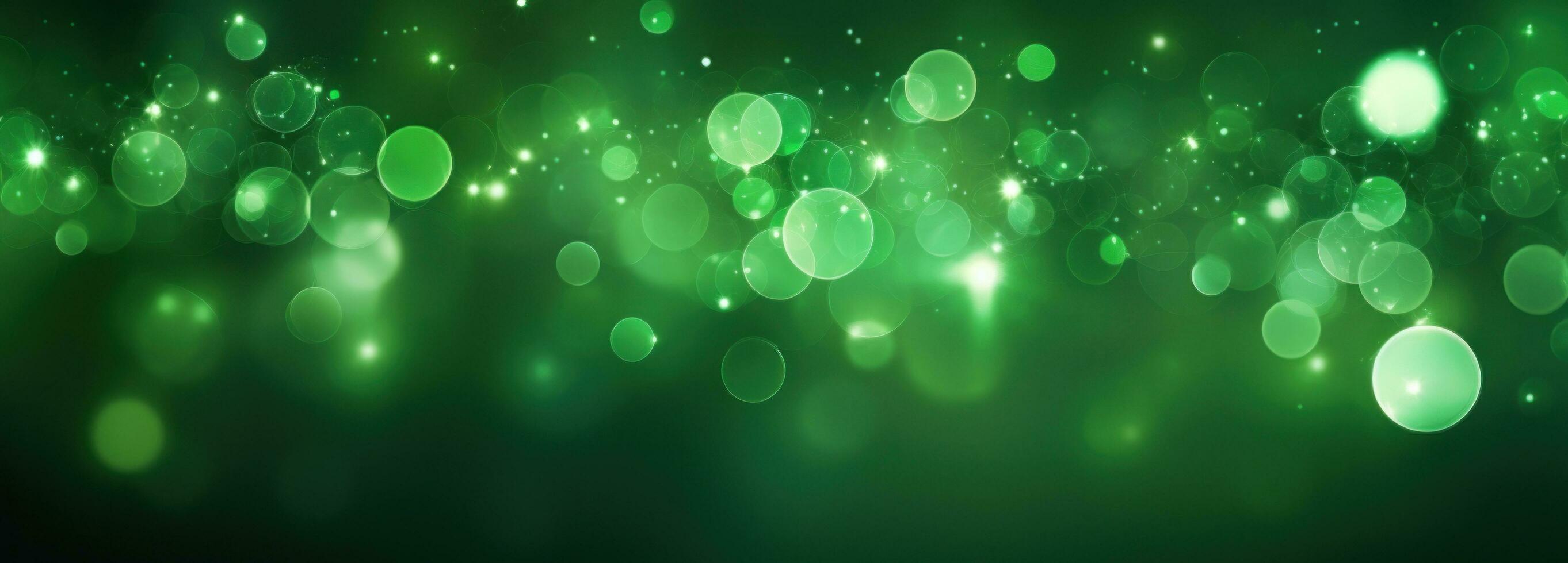 AI generated green bokeh background stock footage, photo