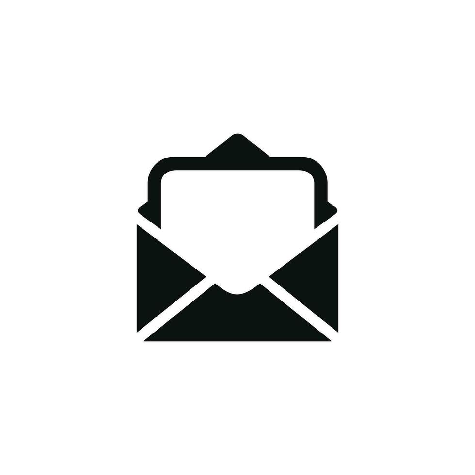 Email icon isolated on white background vector