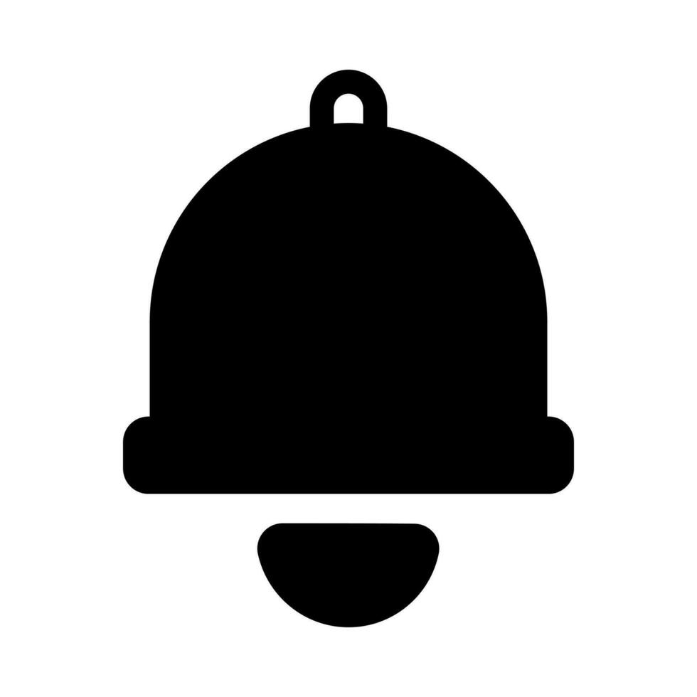 Bell icon for notification and reminder vector