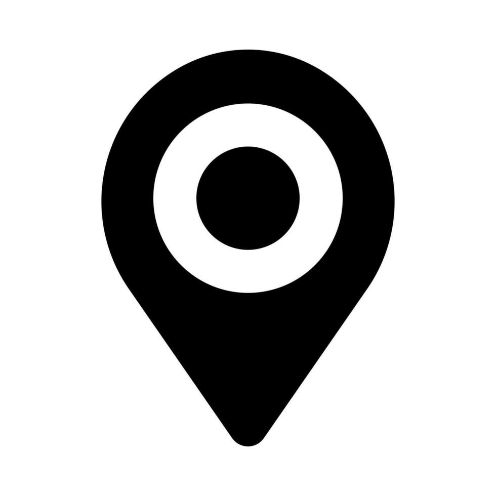 Location icon for map and navigation vector