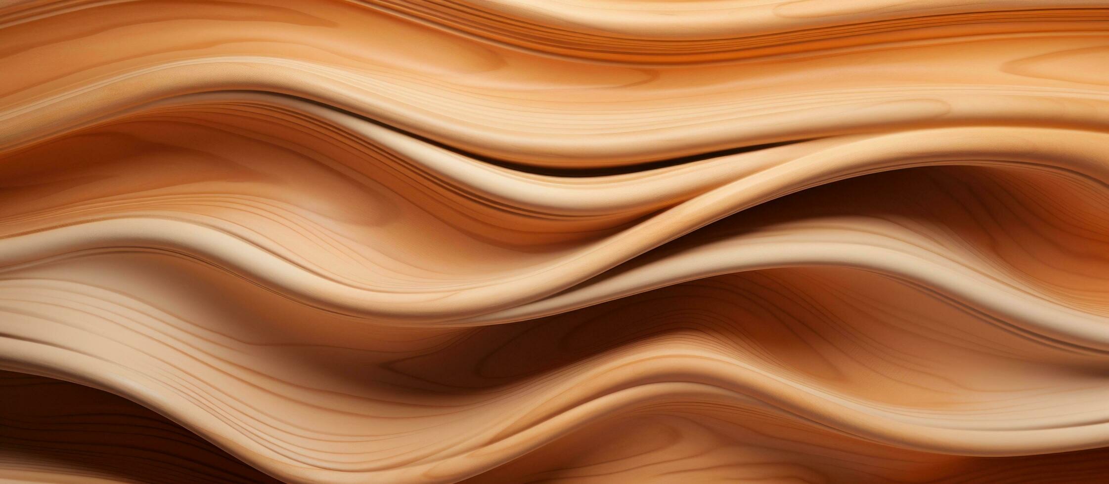 AI generated a realistic wood wave pattern and wall photo