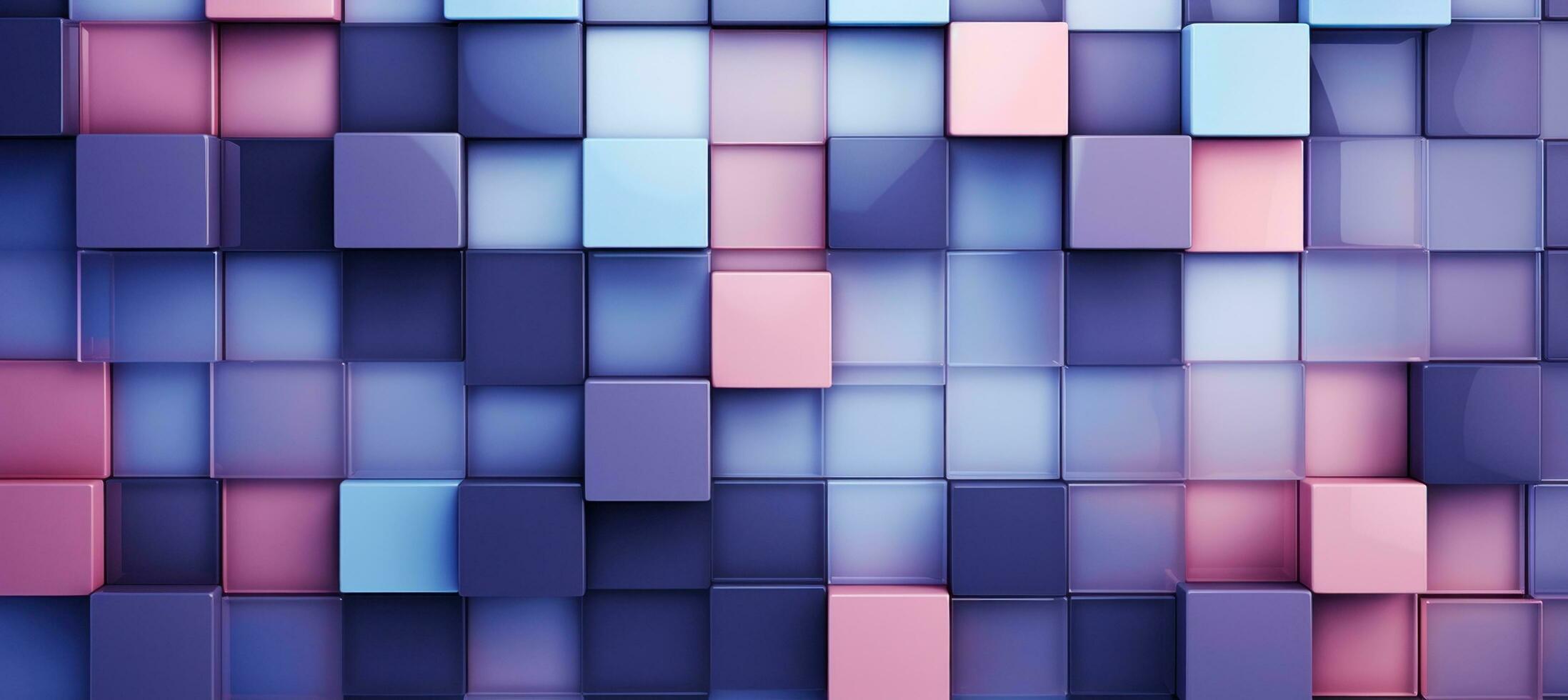 AI generated abstract background of colorful squares abstract photo