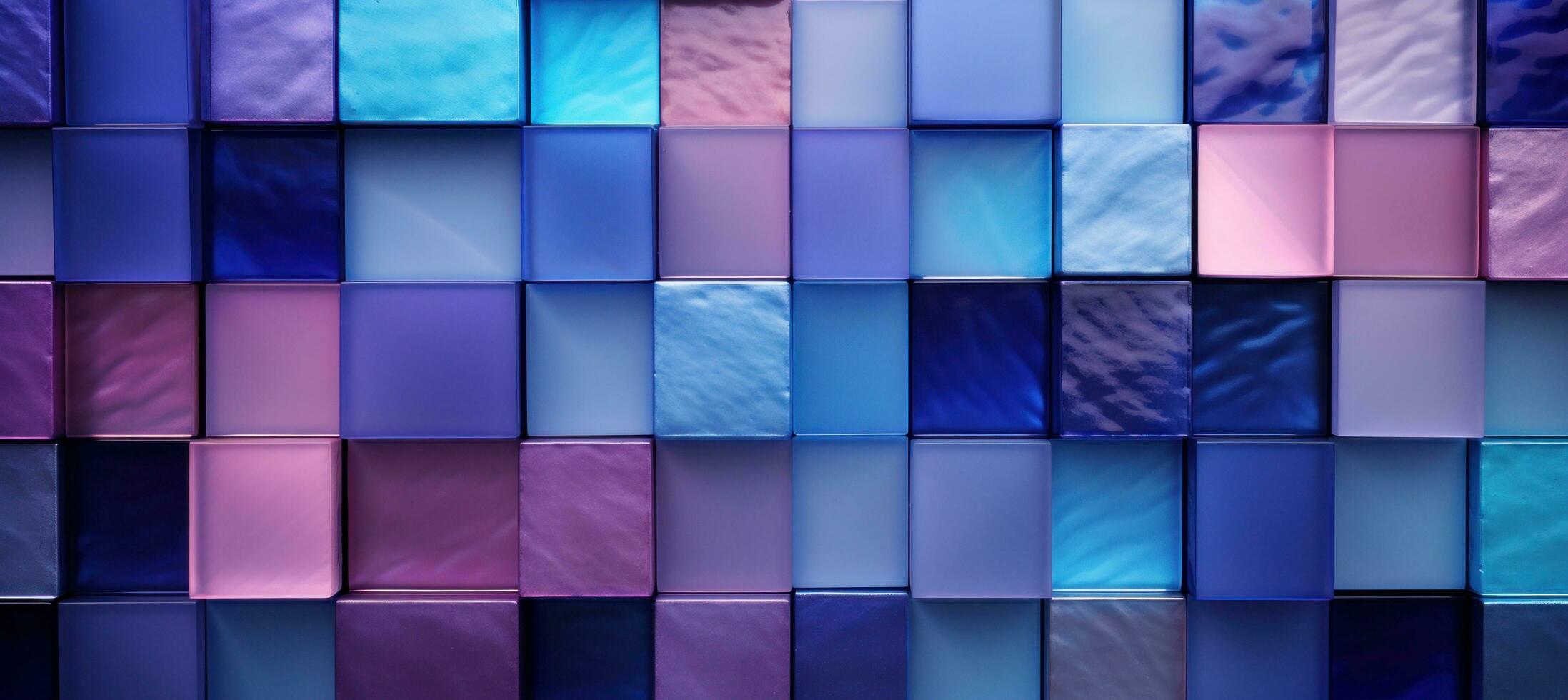 AI generated abstract background of colorful squares abstract photo