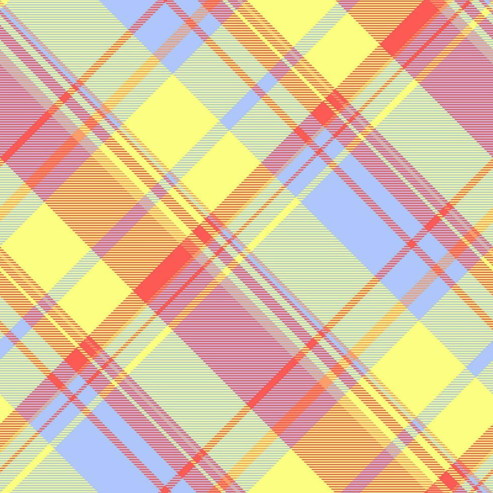 Check pattern plaid of textile background fabric with a vector tartan texture seamless.