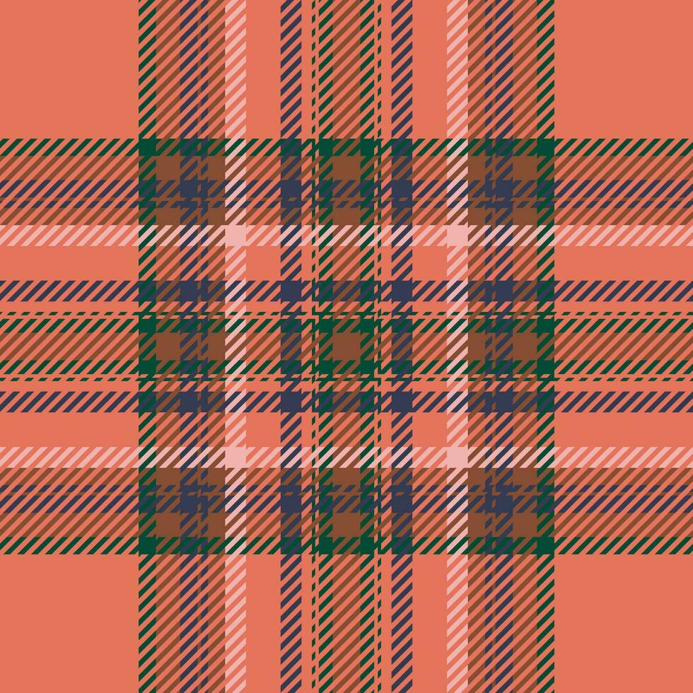 Plaid check pattern. Seamless fabric texture. Tartan textile print. vector