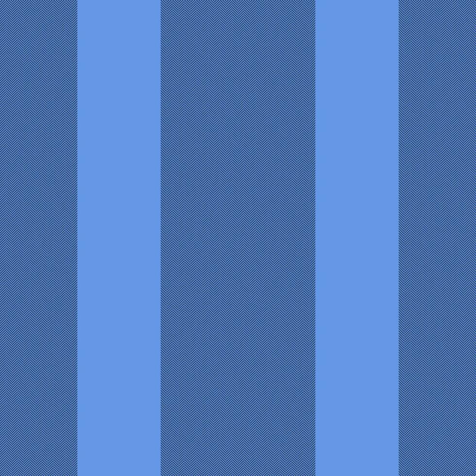 Vertical lines stripe pattern in blue. Vector stripes background fabric texture. Geometric striped line seamless abstract design.