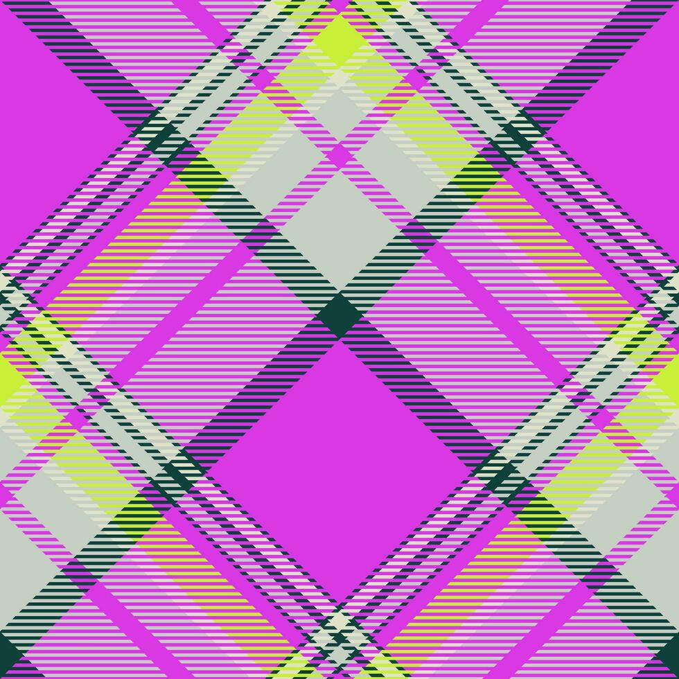 Plaid pattern vector. Check fabric texture. Seamless textile design for clothes, paper print. vector