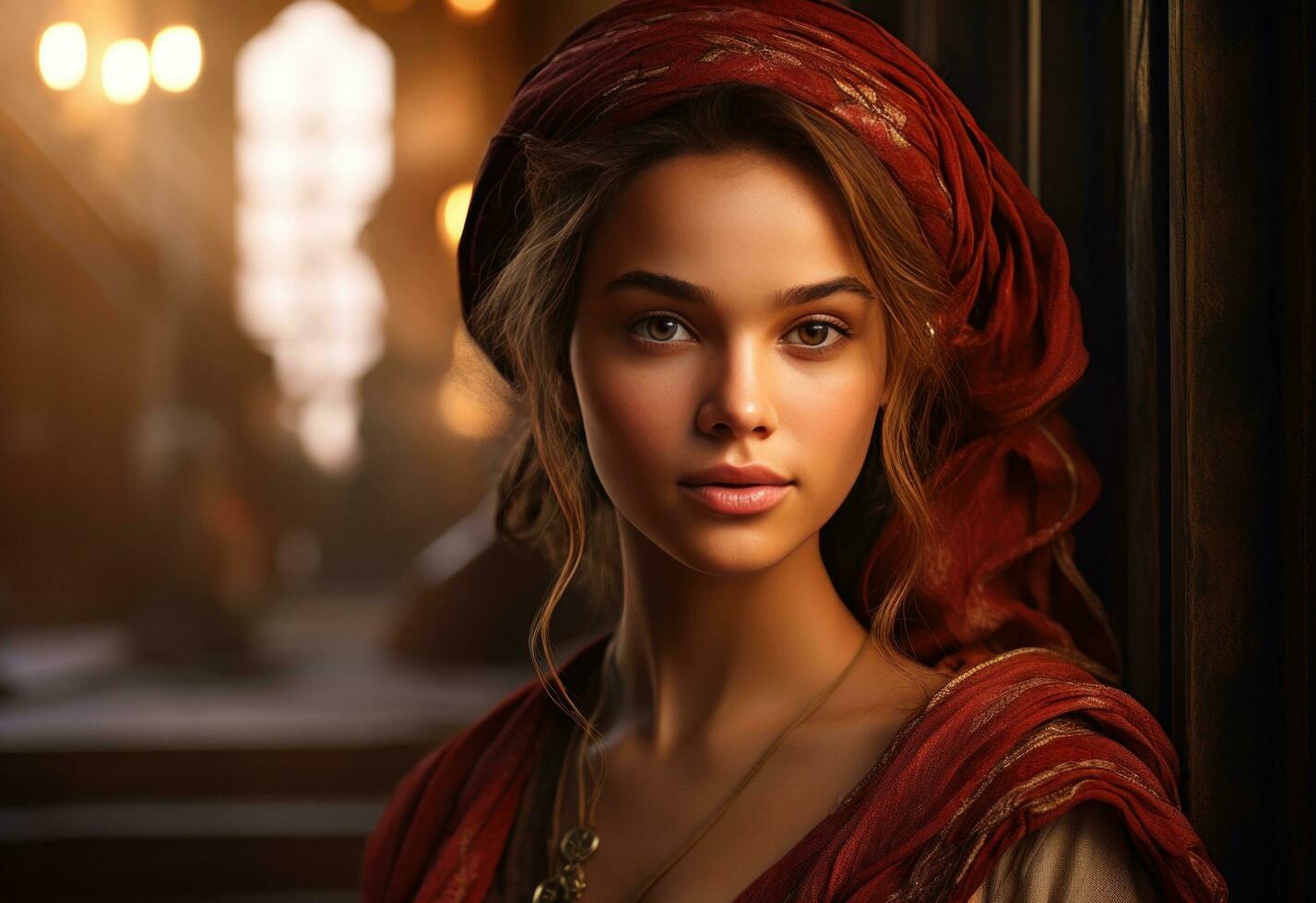 AI generated beautifulwoman  portrait photo