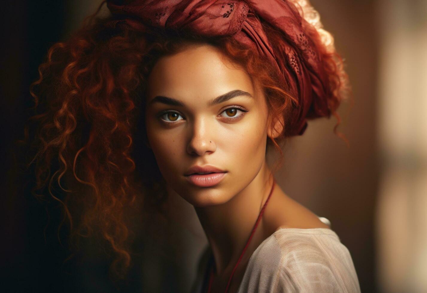 AI generated beautifulwoman  portrait photo