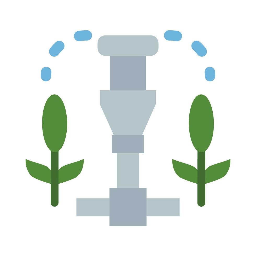 Irrigation System Vector Flat Icon For Personal And Commercial Use.