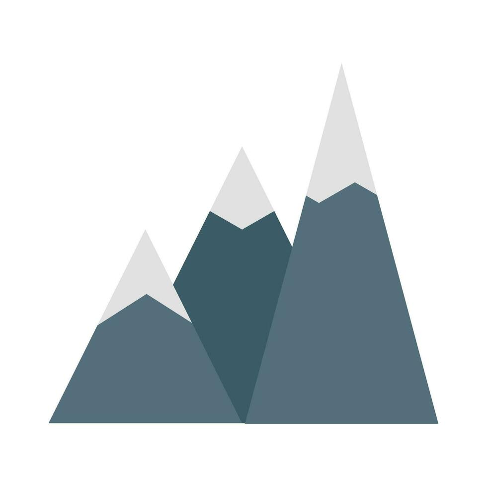 Mountains Vector Flat Icon For Personal And Commercial Use.