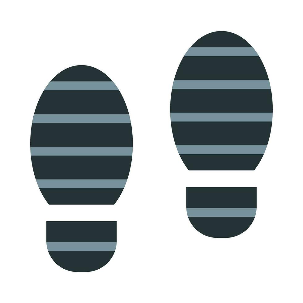 Footprint Vector Flat Icon For Personal And Commercial Use.
