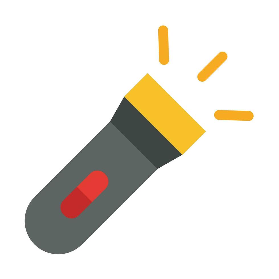 Torch Vector Flat Icon For Personal And Commercial Use.