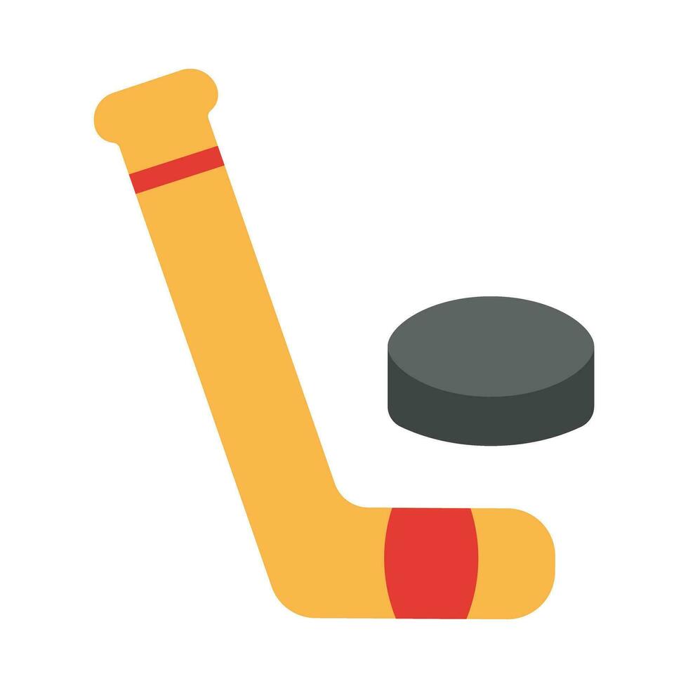 Ice Hockey Vector Flat Icon For Personal And Commercial Use.