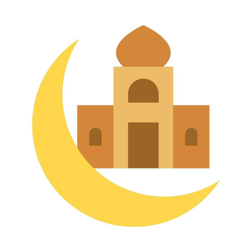 Eid Celebration Vector Flat Icon For Personal And Commercial Use.