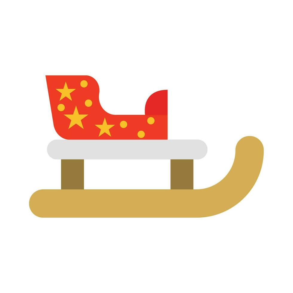 Sled Vector Flat Icon For Personal And Commercial Use.
