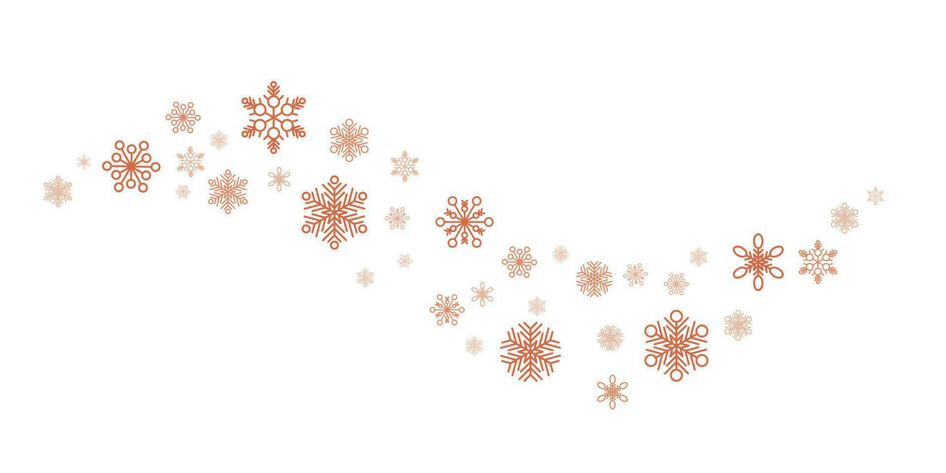 invierno y Navidad antecedentes vector diseño con copos de nieve