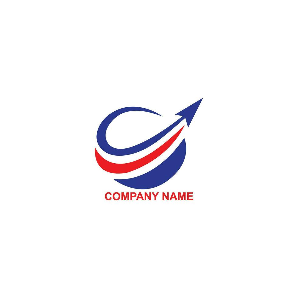 Initial O Letter Logo Design Vector Template. Creative Alphabet up arrow O icon Illustration.
