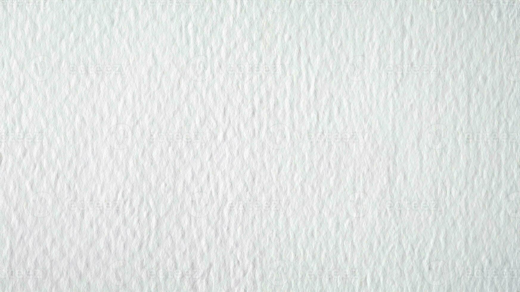 Close up white watercolor drawing paper texture background photo