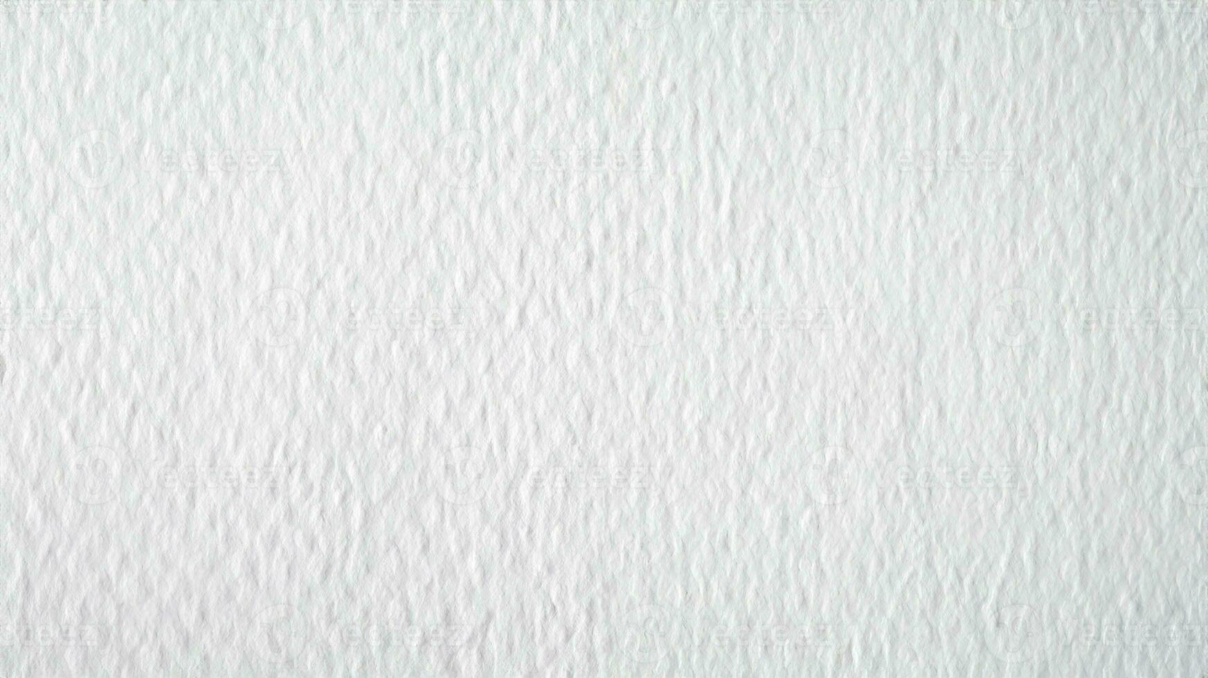 Close up white watercolor drawing paper texture background photo