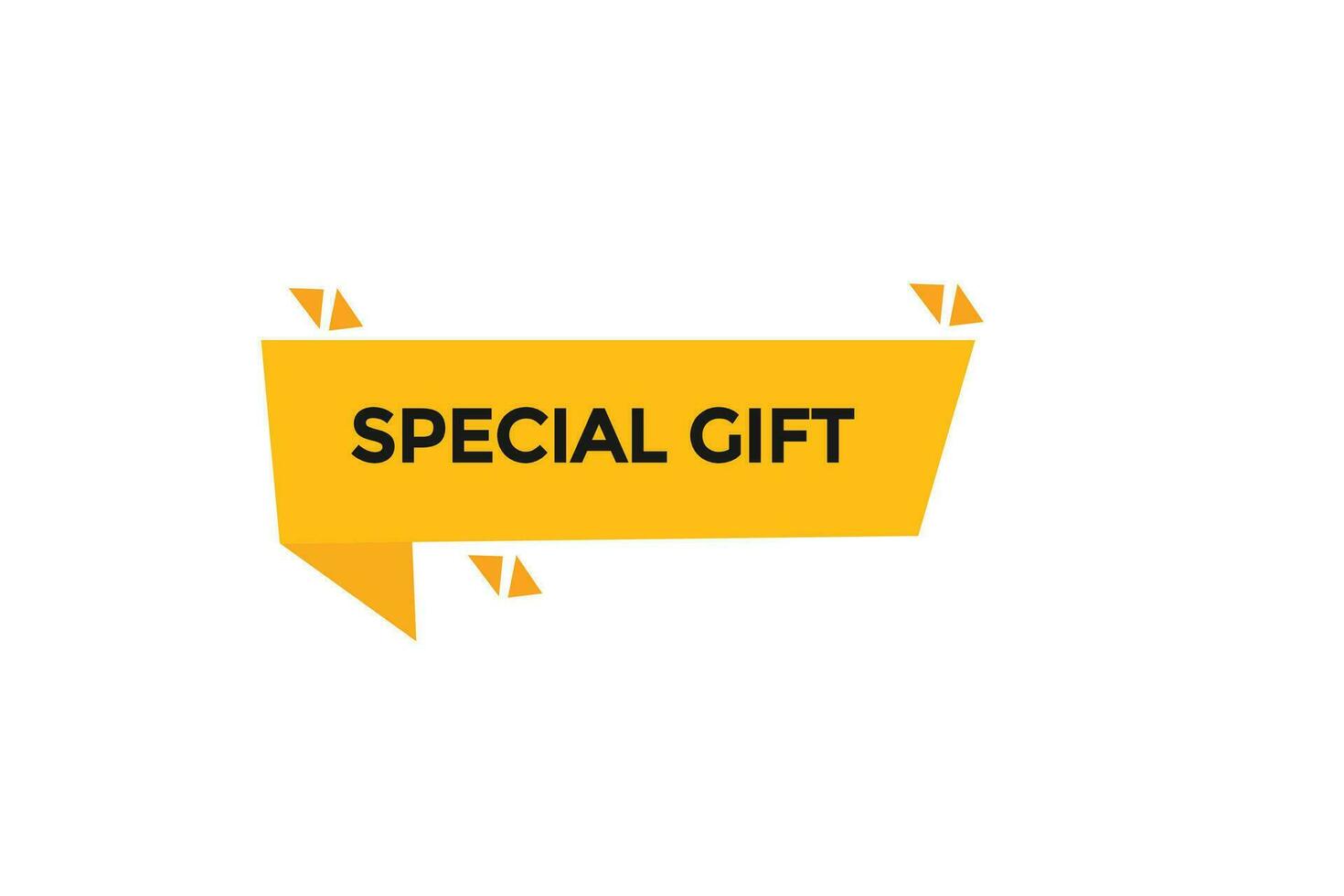 new website, click button special gift, level, sign, speech, bubble  banner, vector