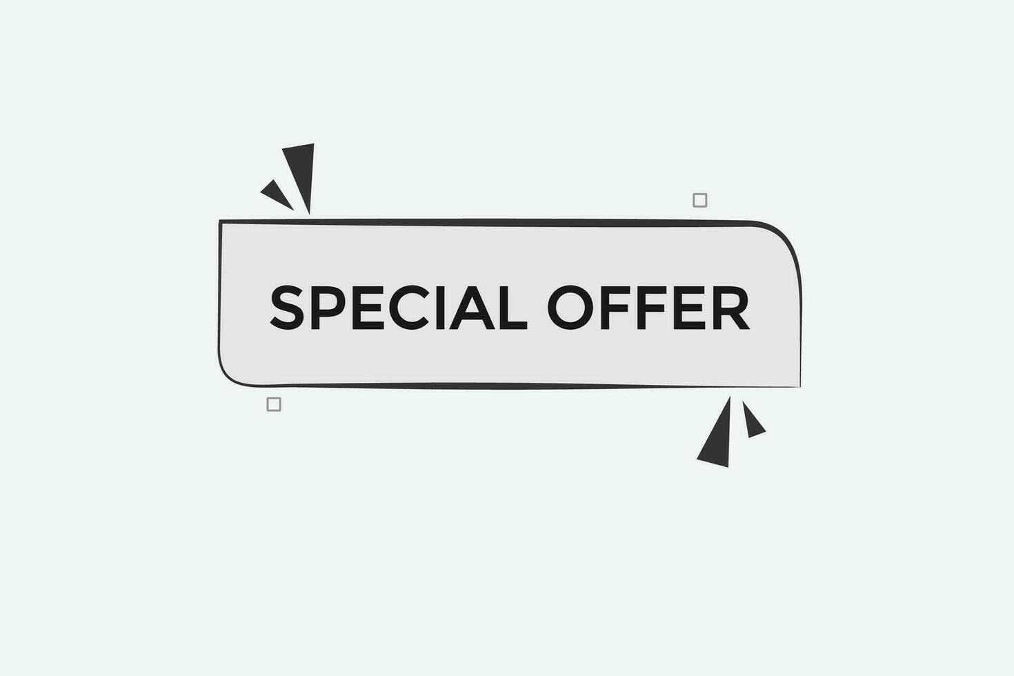 new website, click button special offer, level, sign, speech, bubble  banner, vector