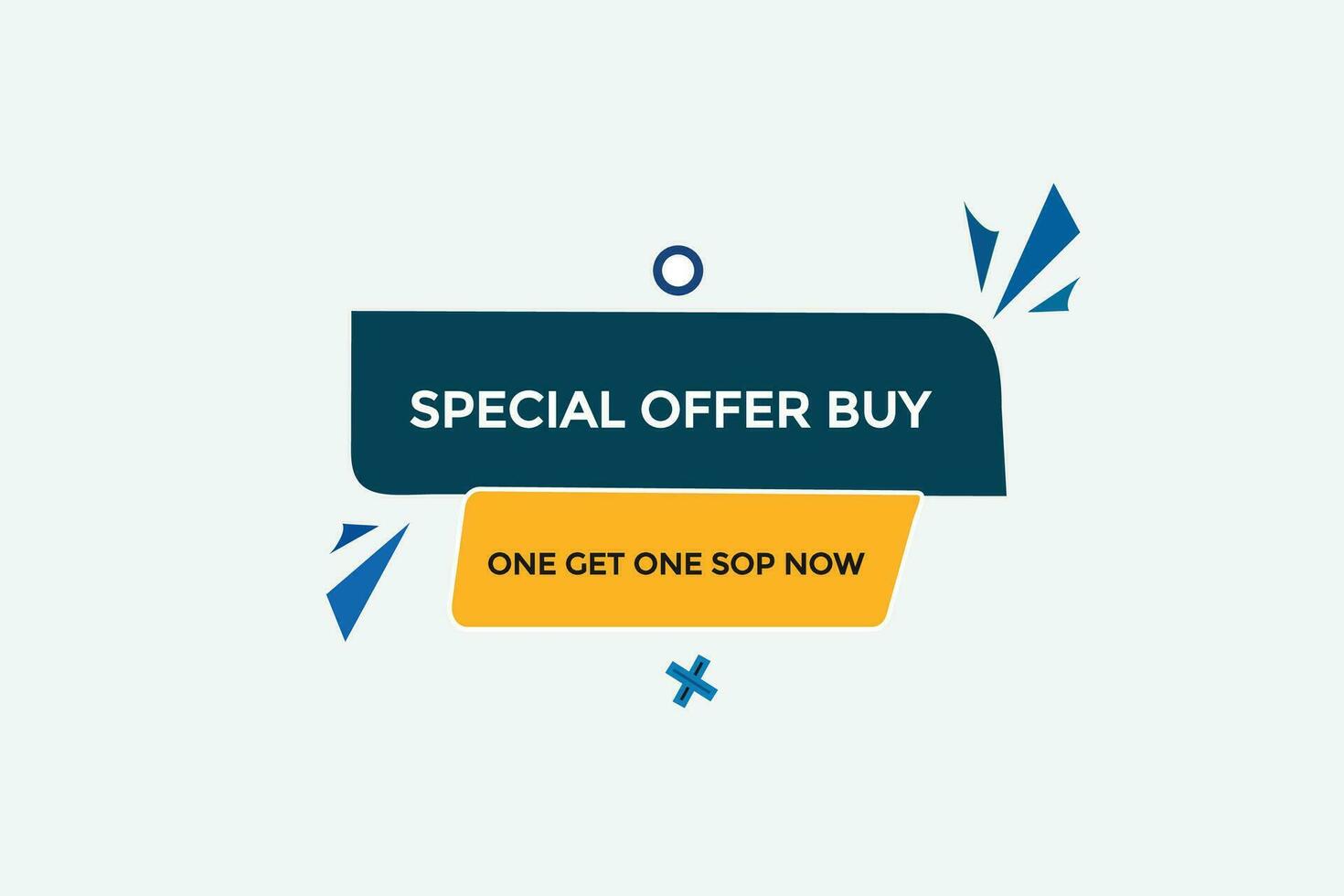 new website, click button special offer buy one get one shop now, level, sign, speech, bubble  banner, vector