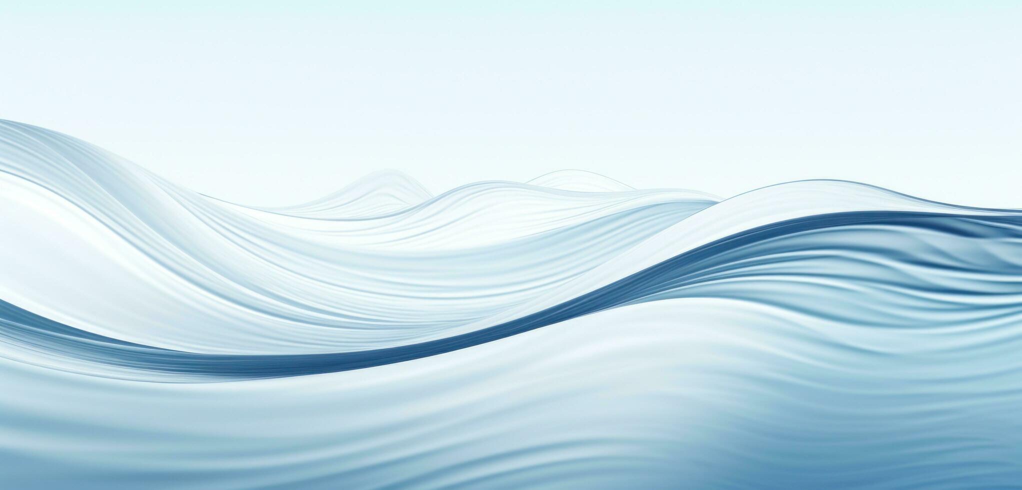 AI generated image of water in the ocean photo