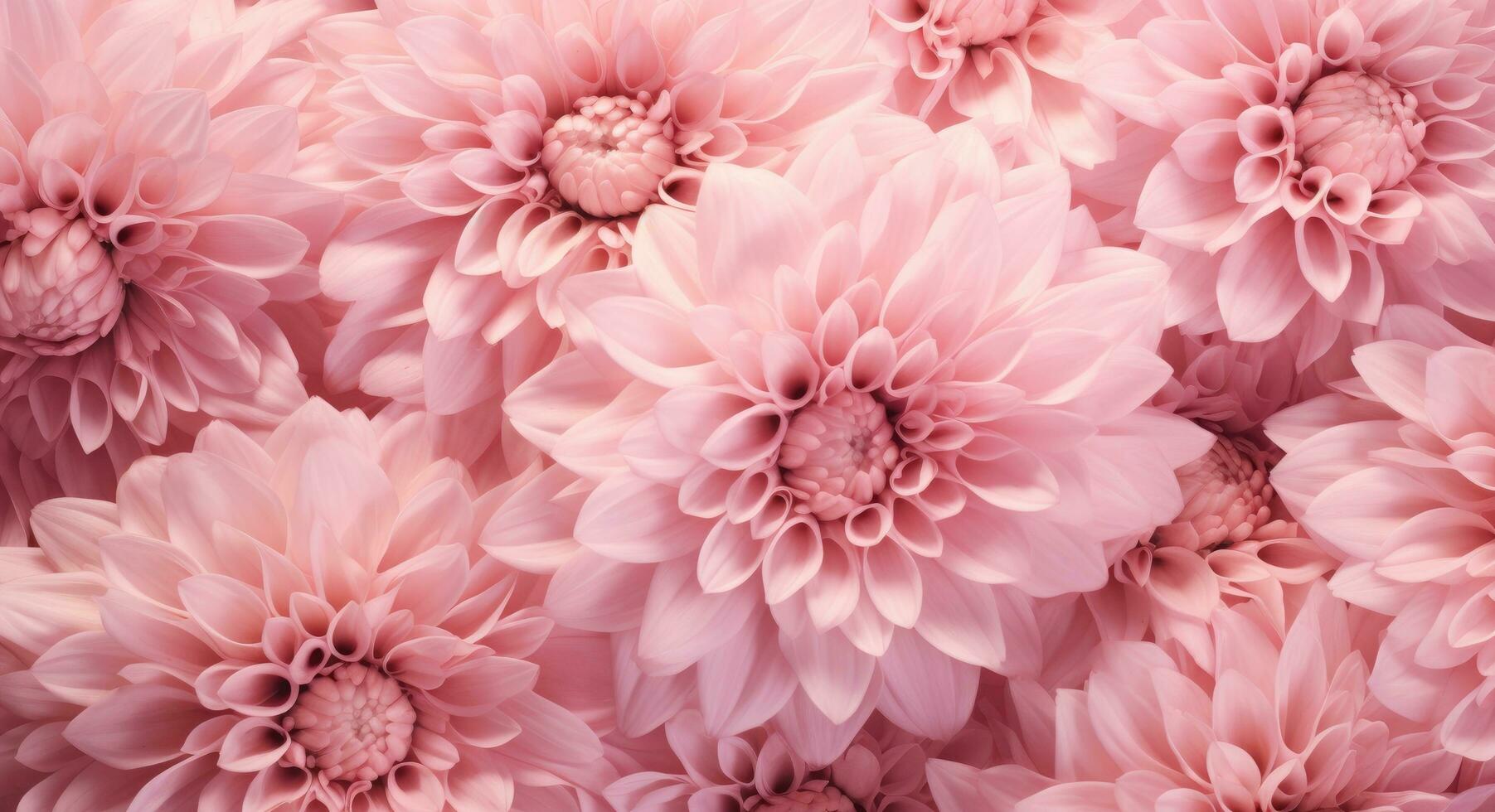 AI generated a very large bunch of pink flowers photo