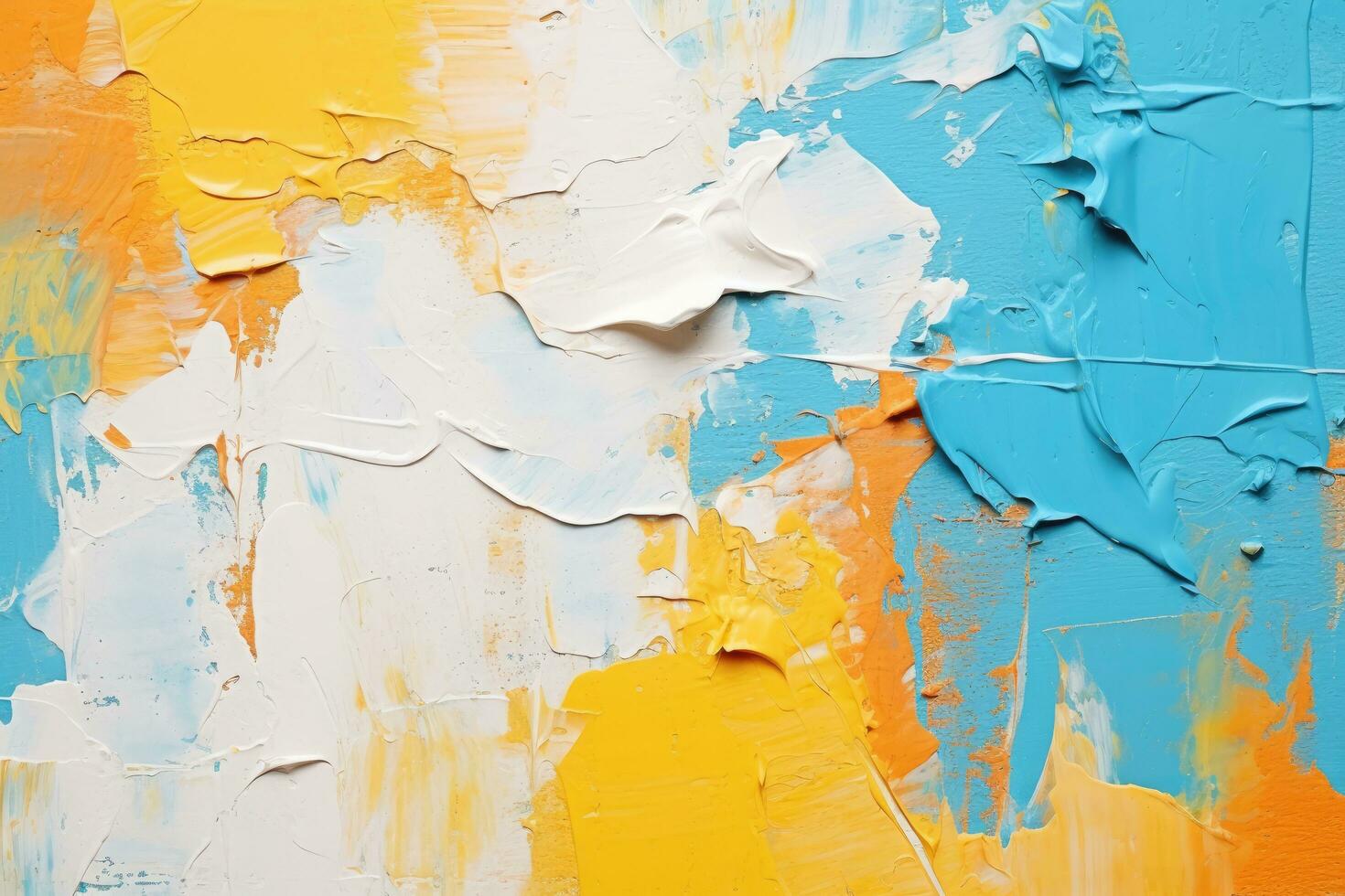 AI generated Abstract oil paint background. Colorful brushstrokes of paint, Fragment of a multicolored texture painting, Abstract art background, AI Generated photo