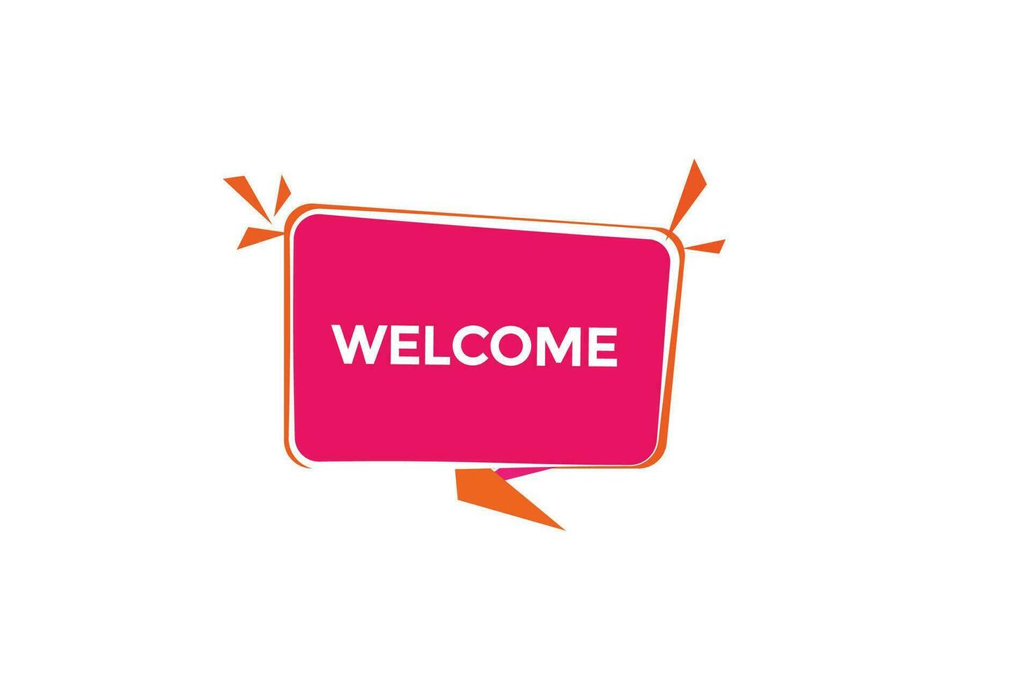 new website, click button welcome, level, sign, speech, bubble  banner, vector