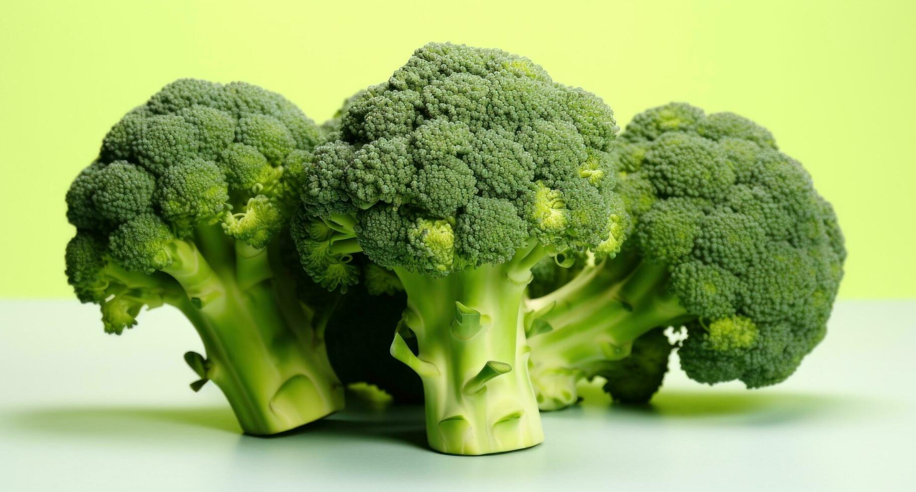 AI generated some broccoli in the form of bunches photo