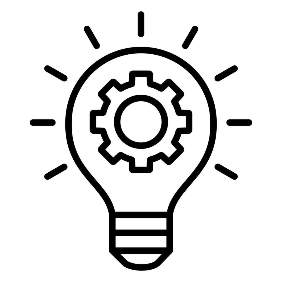 Innovation Icon line vector illustration