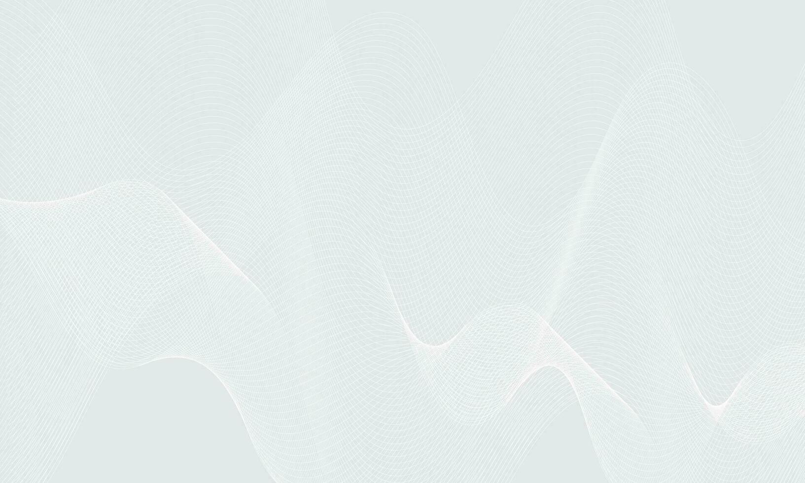 simple abstract white color wavy air line pattern art work on white grey color background vector