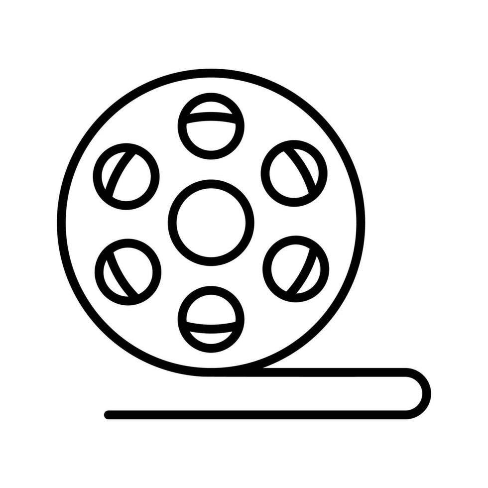 A customizable vector of film roll in modern style ready to use icon