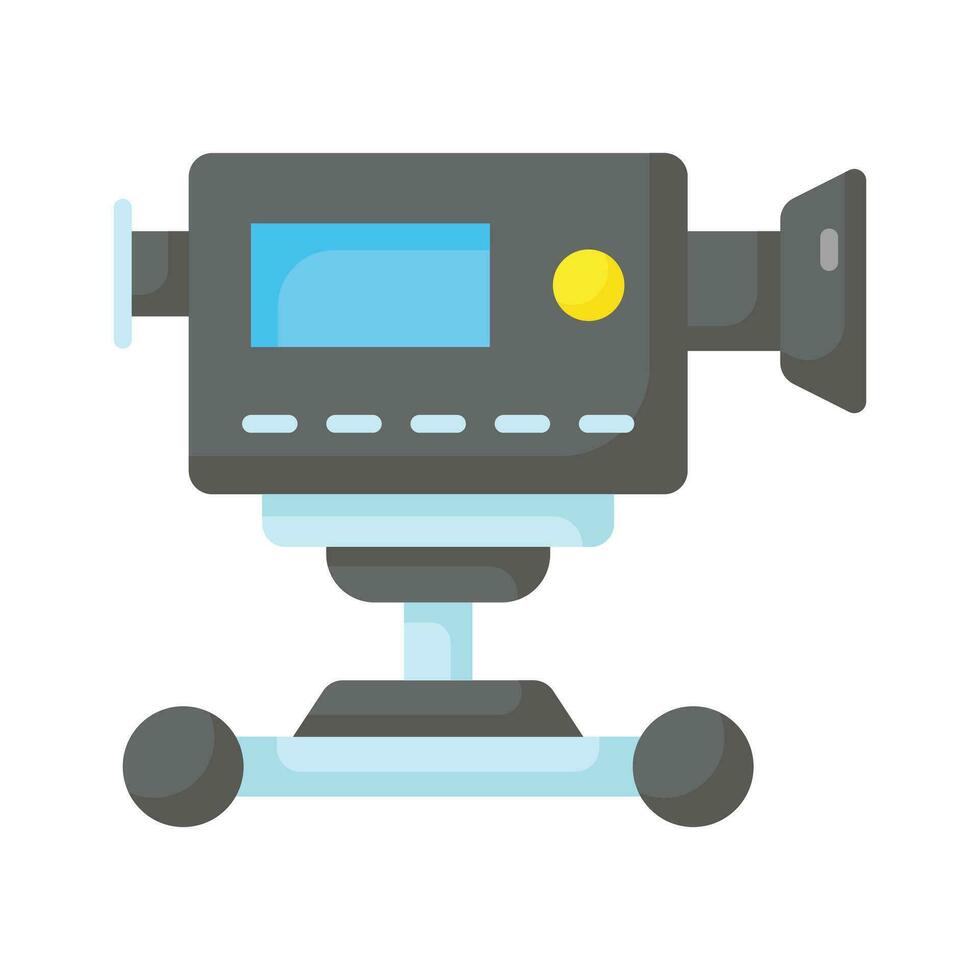 Camera dolly vector design isolated on white background