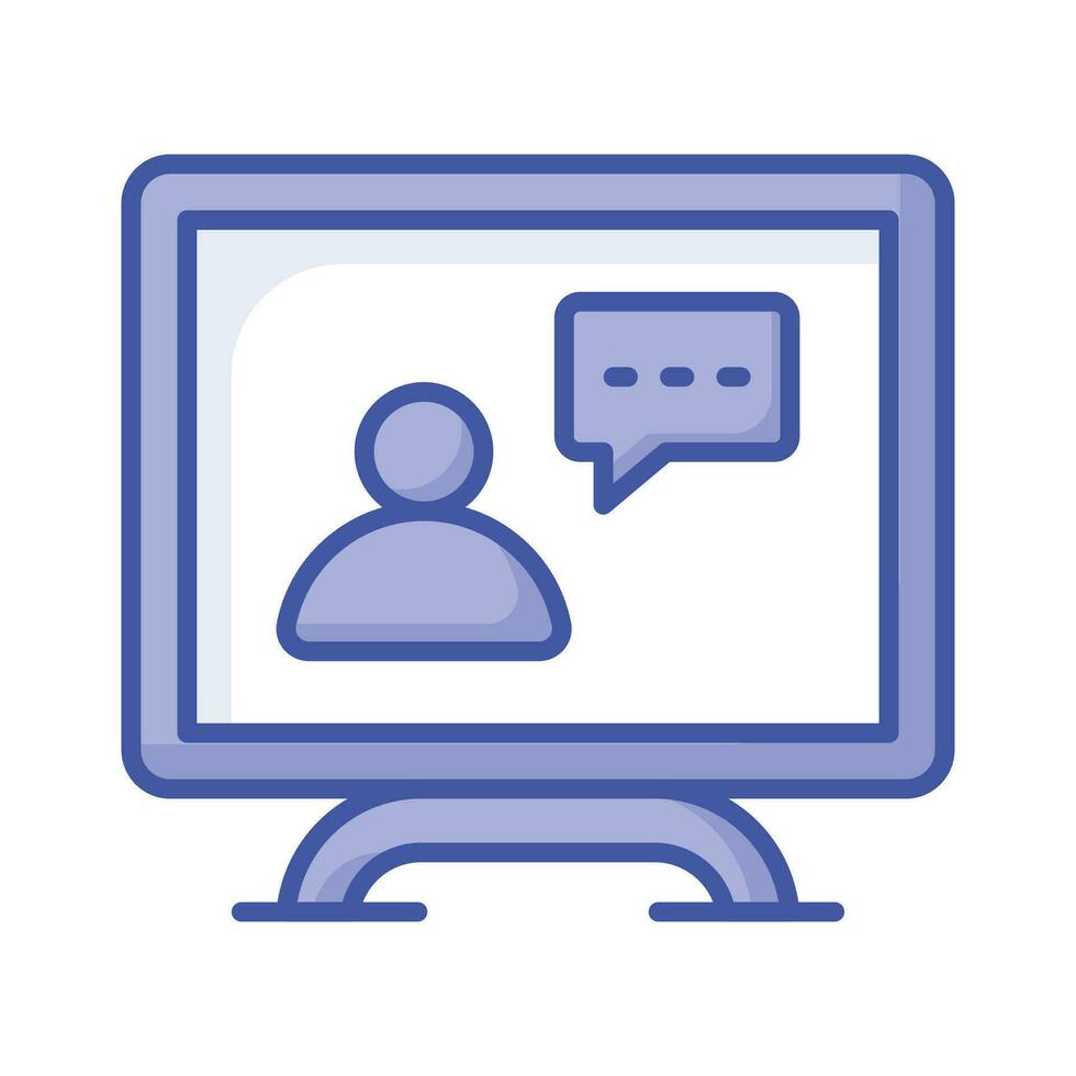 Online chat vector design, ready for premium use