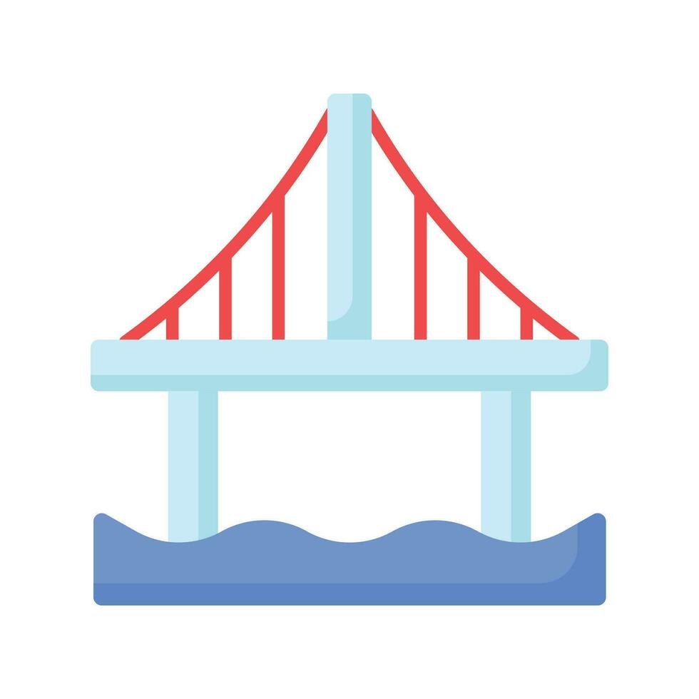 puente vector diseño, aislado en blanco antecedentes