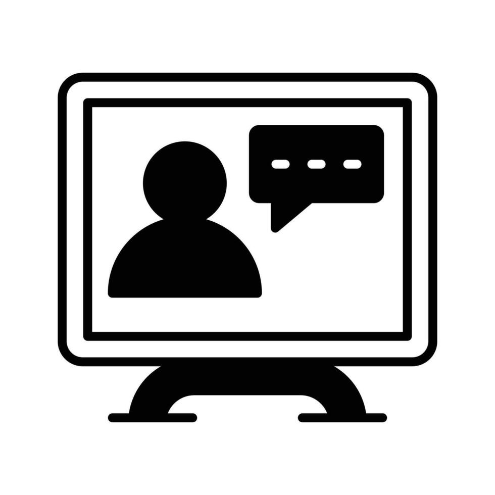 Online chat vector design, ready for premium use