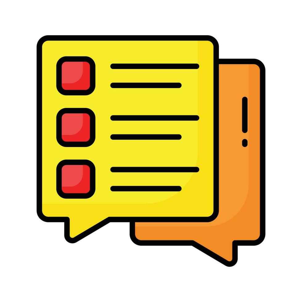 An icon of digital checklist in modern style, ready to use vectors