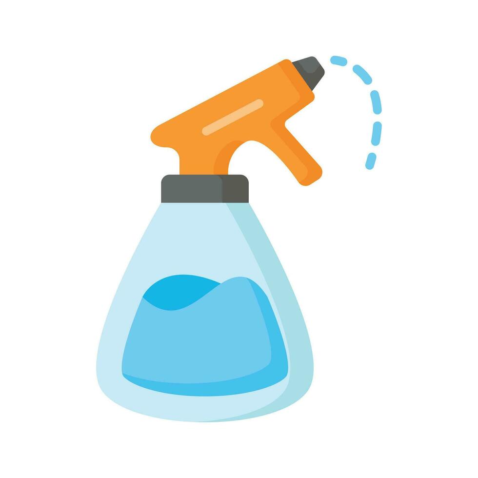 An amazing icon of water spray bottle, cleaning spray bottle vector design