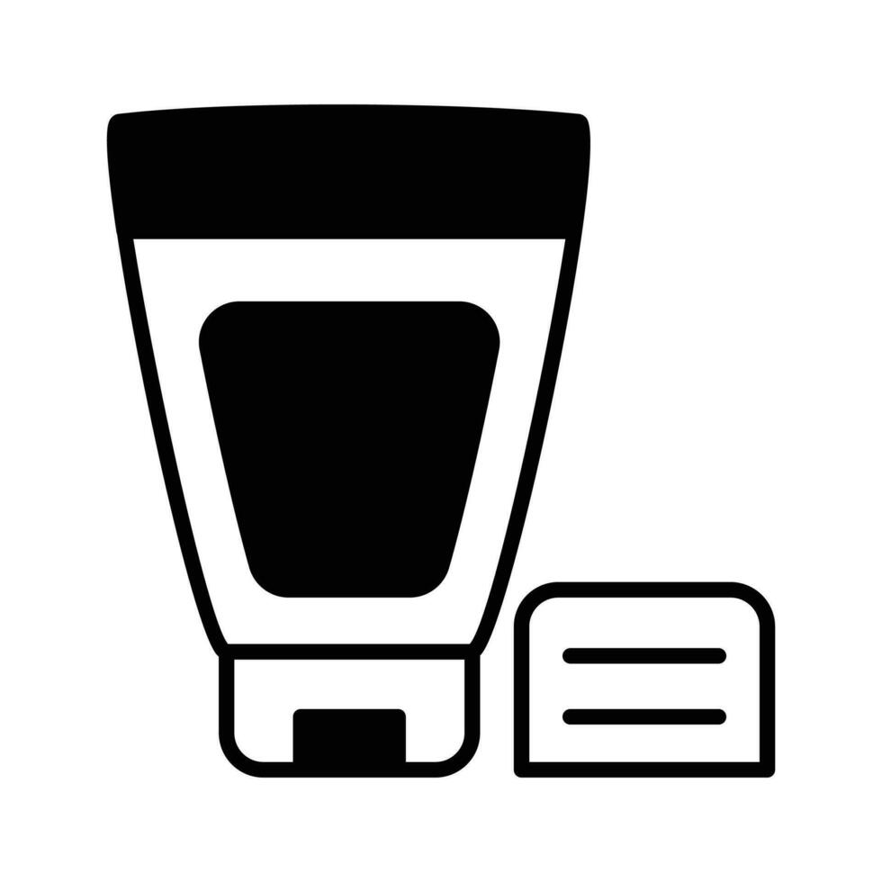 Modern icon of moisturizer lotion, isolated on white background vector