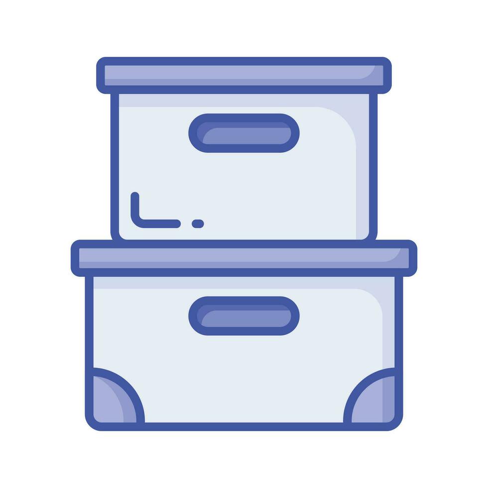 File boxes vector design, ready to use in websites and mobile apps