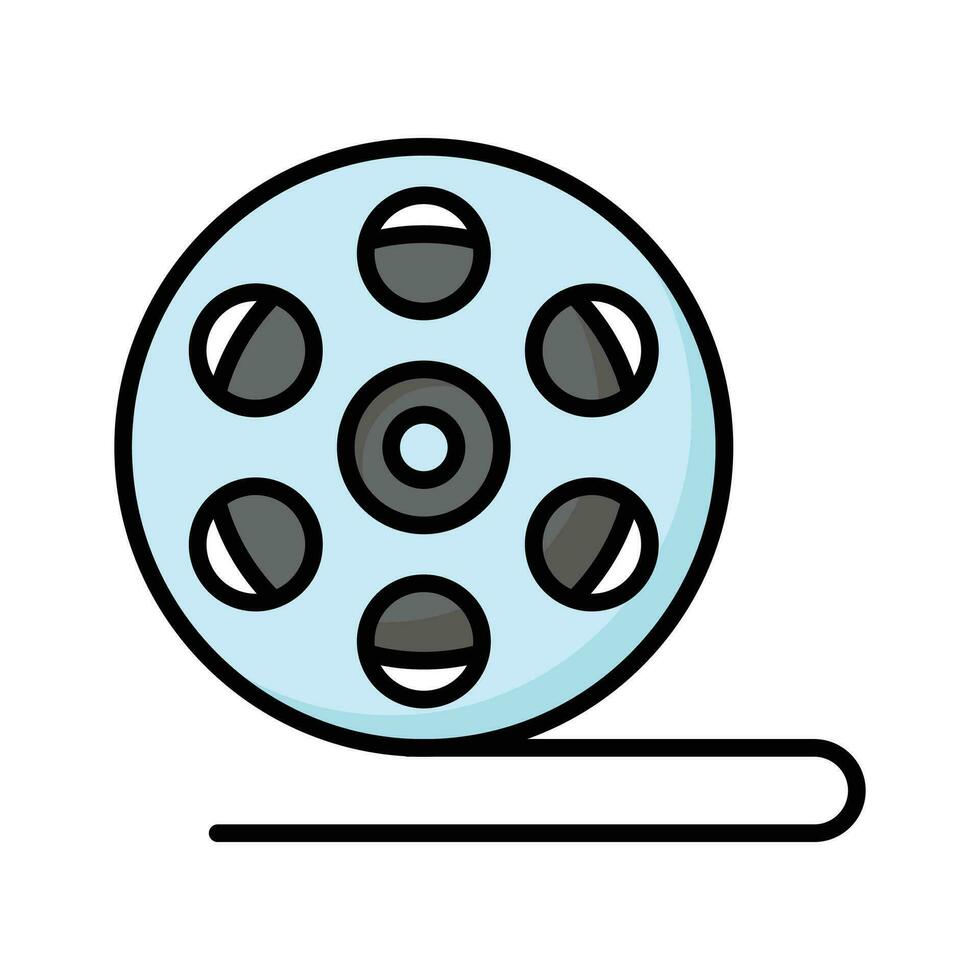 A customizable vector of film roll in modern style ready to use icon