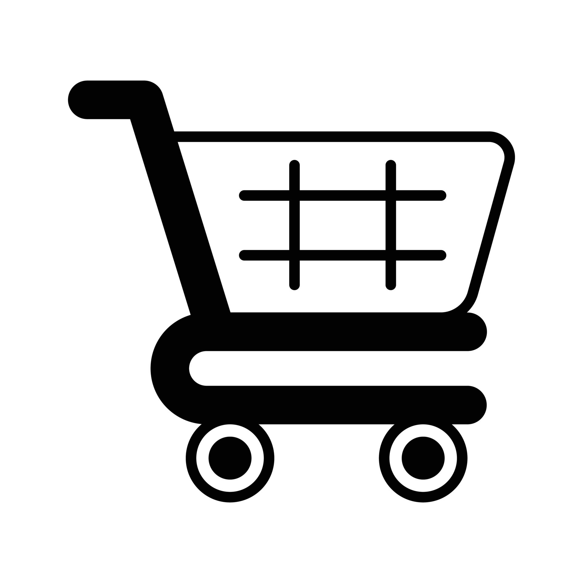 Shopping cart icon in trendy style, editable vector 35827152 Vector Art
